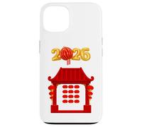 Año Nuevo Chino 2026 Templo Asiático Año Nuevo Lunar Chino Carcasa para iPhone 13