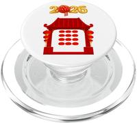 Año Nuevo Chino 2026 Templo Asiático Año Nuevo Lunar Chino PopSockets PopGrip para MagSafe