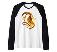 Año Nuevo Chino 2027 Cabra de Fuego el Año de la Cabra Camiseta Manga Raglan