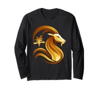 Año Nuevo Chino 2027 Cabra de Fuego el Año de la Cabra Manga Larga