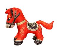 Año Nuevo Chino Caballo Felpa - Decoración Del Hogar Peluche - Caballo Año Peluche Para Adolescentes Adultos Tiempo de Juego Tiempo Estudio Niños Sofá Coche Cama Bebé Viajar Cumpleaños Vacaciones