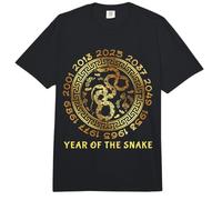Año Nuevo Chino De La Serpiente Año del Zodíaco Chino 2025 Comfort Colors Adult Heavyweight T-Shirt