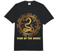 Año Nuevo Chino De Serpiente Años del Zodíaco Chino 2025 Comfort Colors Adult Heavyweight T-Shirt