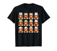 Año Nuevo Chino Kawaii Animales Lunar Zodiaco Chino Camiseta