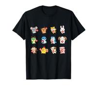 Año Nuevo Chino Lindo Signos de Animales del Zodiaco Chino Camiseta