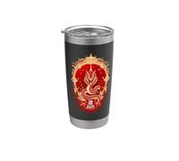 Año Nuevo Lunar 2025 Año De La Serpiente Zodíaco Chino Vaso térmico de acero inoxidable de doble pared