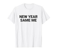 Año Nuevo Misma Yo Funny Anti Resolución Camiseta