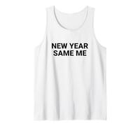 Año Nuevo Misma Yo Funny Anti Resolución Camiseta sin Mangas