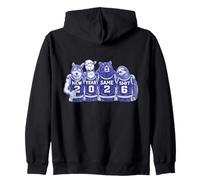 Año Nuevo mismas Cosas - Divertido diseño de Estado de ánimo Animal 2026 Sudadera con Capucha