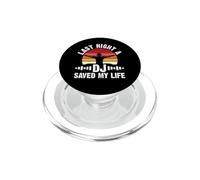 Anoche un DJ me salvó la Vida Retro DJ Sunset PopSockets PopGrip para MagSafe