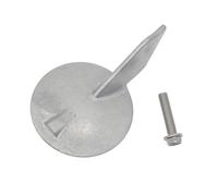 Ánodo de Zinc de la Aleta de Cola de la Placa de Equilibrio con Tornillos for Motores fueraborda de 115 HP, 150 HP, 175 HP y 200 HP 6J9-45371-00 y 6K1-45371-02 Reemplazo de Accesorios