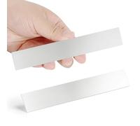 Ánodo de Zinc Puro, 2 Piezas, 6 x 1 x 0.04 Pulgadas (19 GA) 99.99% Lámina Para Chapado y Galvanoplastia, Electrodo de Alta Pureza