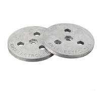 Anodos de zinc La elección inteligente para proteger el equipo de su piscina de efectos de electrólisis (2 piezas)