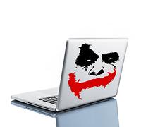 AnOL (20x17 cm) Pared Calco Vinilo Miedo Comodín Placa Frontal Why So Serious - Extraíble Etiqueta De Decoración Mural