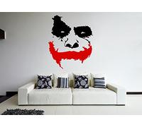AnOL Pared Calco Vinilo Miedo Joker Placa Frontal ¿por qué Tan Serio - Extraíble Etiqueta De Decoración Mural (100 x 83 cm)