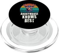 Anonymoose conoce al mejor hombre mujer Cool Moose PopSockets PopGrip para MagSafe
