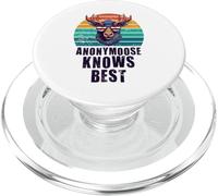Anonymoose conoce al mejor hombre mujer Cool Moose PopSockets PopGrip para MagSafe