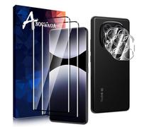 Anoowkoa 2 Pack para Xiaomi Redmi Note 14 Pro 5G/Poco X7 5G Protector de Pantalla + 2 Pack Protector de Lente de Cámara, protector de pantalla de vidrio templado, película protectora