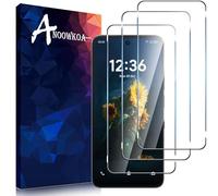 Anoowkoa Paquete de 3 protectores de pantalla de vidrio templado diseñados para TCL Nxtpaper 70 Pro 5G. Antiroturas. Antiarañazos. Sin burbujas. Dureza 9H. Soporta desbloqueo de huellas dactilares