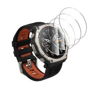 Anoowkoa Paquete de 4 protectores de pantalla para Amazfit T-Rex Ultra 2 51mm Premium Vidrio Templado Film Guard Cover-Genuine Super Easy Installation