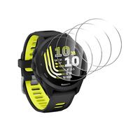 Anoowkoa Paquete de 4 protectores de pantalla para Garmin Forerunner 70/170/170 Music 43mm Premium Vidrio Templado Film Guard Cover-Genuine Super Easy Installation