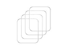Anoowkoa Paquete de 4 protectores de pantalla para Garmin Venu X1 de 51 mm, no de vidrio, película protectora de TPU suave de alta calidad, genuina, muy fácil instalación