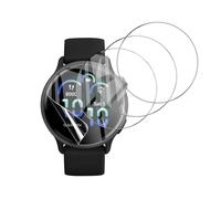 Anoowkoa Paquete de 4 protectores de pantalla para Garmin vívoactive 6/Garmin vívoactive 5 42mm no vidrio Premium Soft TPU Film Guard Cover-Genuine Super Easy Installation