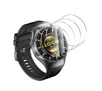 Anoowkoa Paquete de 4 protectores de pantalla para Huawei Watch GT6 Pro/Huawei Watch GT6 46mm Premium Vidrio Templado Film Guard Cover-Genuine Super Easy Installation