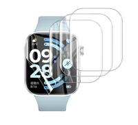 Anoowkoa Paquete de 4 protectores de pantalla para Xiaomi Redmi Watch 6 no vidrio Premium Soft TPU Film Guard Cover-Genuine Super Easy Installation