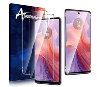 Anoowkoa Protector de Pantalla para Motoroal Moto G24/G04/E14,Cristal Templado Pantalla Entera Antihuellas elícula protectora de vidrio templado Moto G24/E14,2 PCS