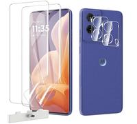 Anoowkoa Protector de Pantalla para Motorola Moto G85 5G 2 Packno TempladoPelícula de TPU y 2 Pack Protector de Lente de Cámara Cristal Templado,Doble Protección,con Kit de instalación