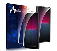 Anoowkoa Protector de Pantalla para Sony 10 IV,Cristal Templado Pantalla Entera Antihuellas elícula protectora de vidrio templado Sony 10 IV,2 PCS