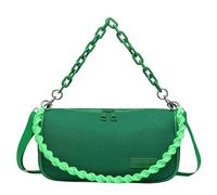 Anopo Bolso Bandolera de Nylon para Mujer Bolso Hobo de Malla Verde