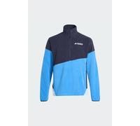 adidas Uomo Terrex Multi Climawarm Fleece Anorak, Legend Ink/Ray Blue, L