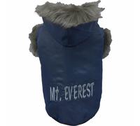 Anorak para perros con capucha Mt. Everest de DoggyDolly, azul