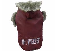 Anorak para perros con capucha Mt. Everest de DoggyDolly, rojo