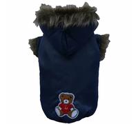 Anorak para perros con capucha tipo esquimal DoggyDolly, azul marino