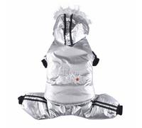 Anorak para perros Glitz & Glamour de DoggyDolly, plateado