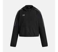 Under Armour Niña Challenger Anorak, Chaqueta Impermeable Repelente al Agua para Actividades al Aire Libre, Chaqueta Deportiva Transpirable y cómoda con bolsillosBlack / / White,YMD