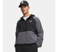 Anorak Under Armour Vibe Woven para hombre Castlerock / Negro / Blanco XXL
