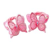 Años 2000 Peinado Lentejuelas Mariposa Vinculaciones para el Cabello Elástico Crujiente Piezas