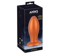ANOS Unisexo Big Tapón anal suave con ventosa Marrón 16,0 cm