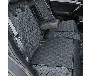 ANOSOSPECIAL Funda de Asiento Trasero para Perros Infantiles, Protector de Asiento Trasero de Piel Antiadherente para Mascotas, Modelo Universal Impermeable para SUV automotrices