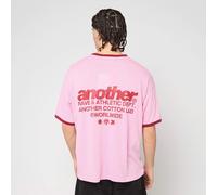 Another Cotton Lab Rave Dept. Ringer T-Shirt rosa S
