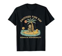 Another Fine Day Design - Parca en isla con pato de goma Camiseta