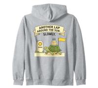 Another Lap Around The Sun Cake Party Box Turtle Birthday Sudadera con Capucha