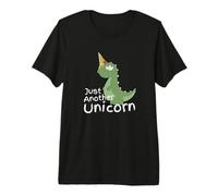 Another Unicorn Unicornio de Dinosaurio con oblea de Helado Camiseta Premium