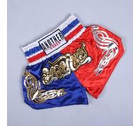 Anotherboxer - Pantalones cortos de boxeo Muay Thai para hombres y mujeres, transpirables, para artes marciales mixtas, kickboxing, con cintura elástica, pantalones cortos de entrenamiento atlético