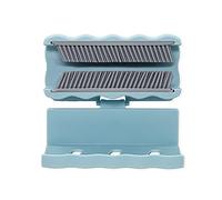 Anoudon Cevilia Hair Catcher for the Shower, Bathroom Hair Collector, Shower Hair Collector, Bathroom Gadgets, Shower Drain, Hair Shower, Hair Catcher Wall (azul)