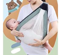 Anoudon Las correas del bebé en la parte delantera mantienen a los niños fuera Simple de un solo hombro luz cuatro estaciones ahorrar trabajo salir mantener el artefacto del bebé